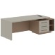 Стол руководителя с тумбой VCT 2390(R) 2300х900х750 VELION в Ноябрьске 