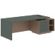 Стол руководителя с тумбой VCT 2390(R) 2300х900х750 VELION в Ноябрьске 