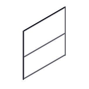 Секция глухой перегородки RP160SS160 1605х22х1600 RAND