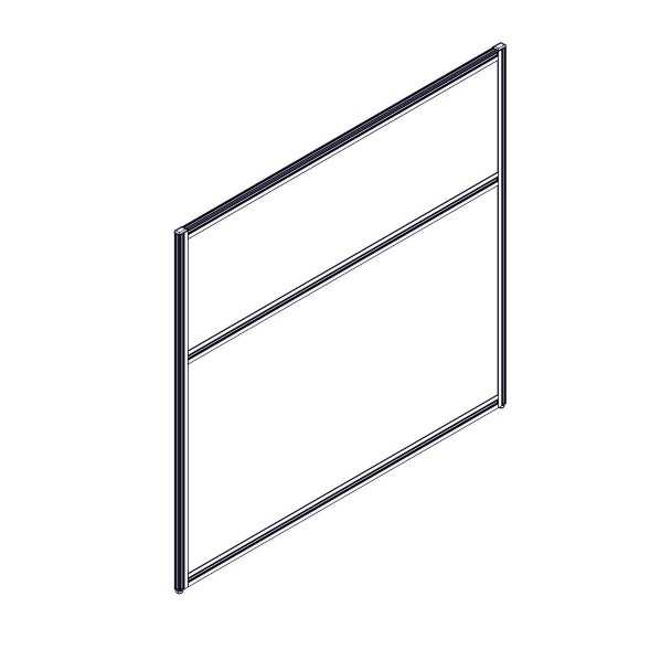 Секция комбинированной перегородки RP115SL120 Bravo grey/Серый 1200х22х1115 в Ноябрьске 