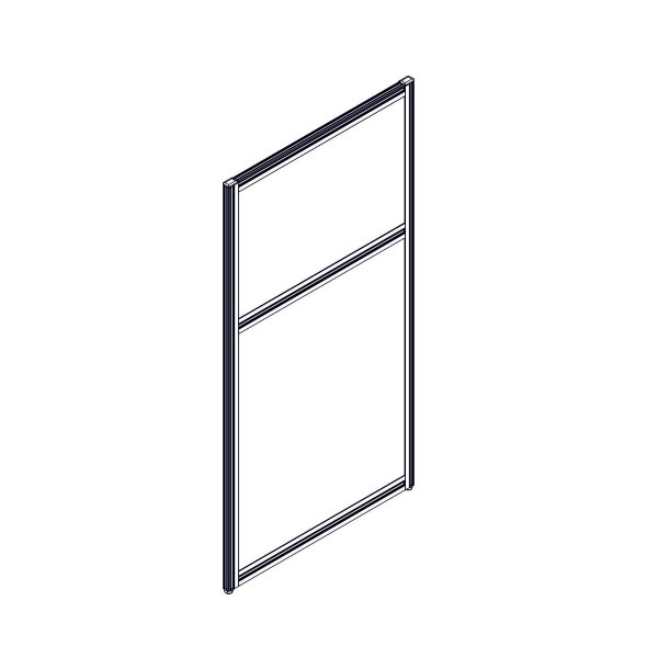 Секция комбинированной перегородки RP115SL60 Bravo grey/Серый 600х22х1115 в Ноябрьске 