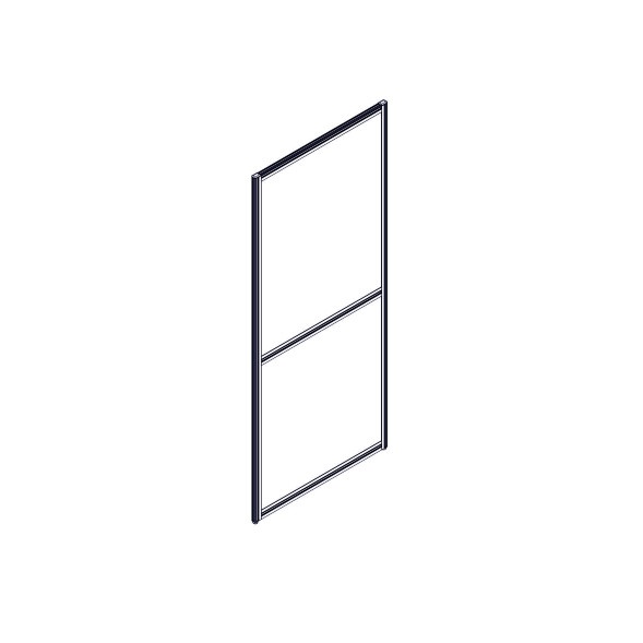 Секция комбинированной перегородки RP160SL70 Bravo grey/Серый 700х22х1600 в Ноябрьске 