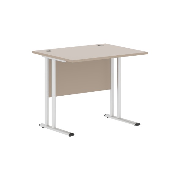 Стол письменный СП-1М Клен*/серебро 900х720х755 IMAGO-M в Ноябрьске 