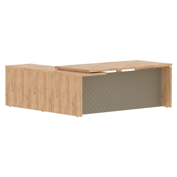 Стол руководителя TLCT 2020(R) 2000х2000х750 TORR LUX в Ноябрьске 