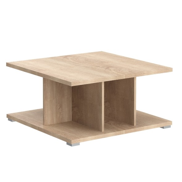 Стол журнальный CT 888 Дуб Сонома светлый 800х800х400 COFFEE в Ноябрьске 