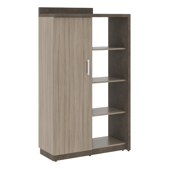 Шкаф СФ-534171 Бетон чикаго тем F187 ST9/Дрифтвуд H3090 ST22 1037х454,5х1770 WOOD&amp;amp;STONE в Ноябрьске 