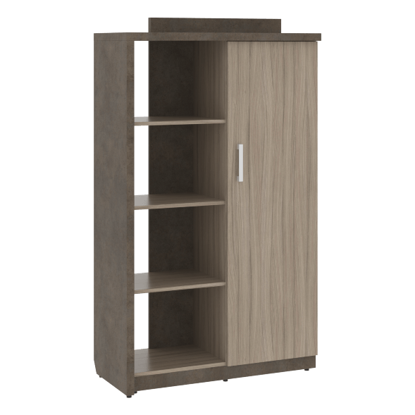 Шкаф СФ-534172 Бетон чикаго тем F187 ST9/Дрифтвуд H3090 ST22 1037х454,5х1770 WOOD&amp;amp;STONE в Ноябрьске 