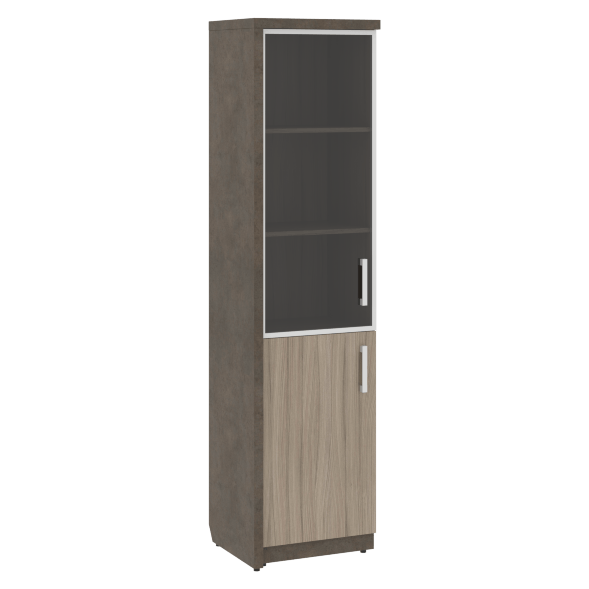 Шкаф СФ-534591 Бетон чикаго тем F187 ST9/Дрифтвуд H3090 ST22/Графит/Черный 537х454,5х2083 WOOD&amp;amp;STONE в Ноябрьске 