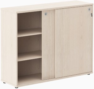 Шкаф средний со слайд дверьми XMC 1443 Бук Тиара 1406х430х1115 XTEN