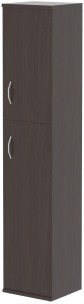 Шкаф колонка с глухой малой и средней дверьми  СУ-1.8(R) Венге Магия 406х365х1975