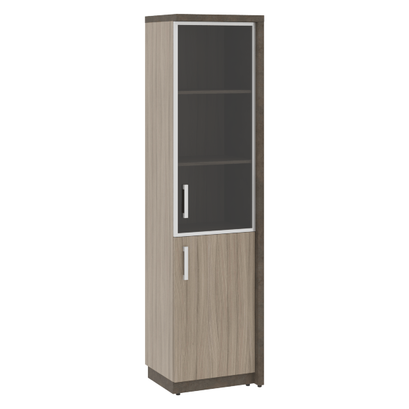 Шкаф СФ-534592 Бетон чикаго тем F187 ST9/Дрифтвуд H3090 ST22/Графит/Черный 537х454,5х2083 WOOD&amp;amp;STONE в Ноябрьске 