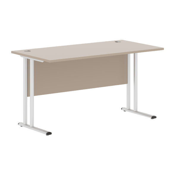 Стол письменный СП-3М Клен*/серебро 1400х720х755 IMAGO-M в Ноябрьске 