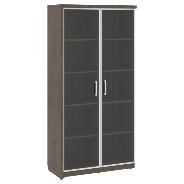 Шкаф СФ-534883 Бетон чикаго тем F187 ST9/Графит/Черный 1035х454,5х2083 WOOD&amp;amp;STONE в Ноябрьске 