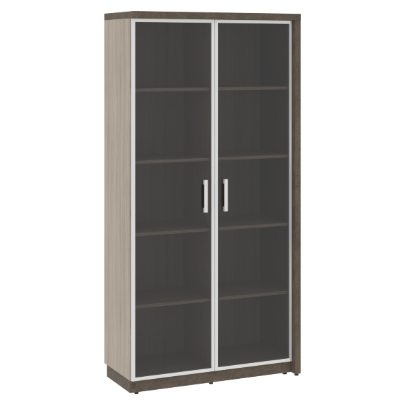 Шкаф СФ-534884 Бетон чикаго тем F187 ST9/Графит/Черный 1035х454,5х2083 WOOD&amp;amp;STONE в Ноябрьске 