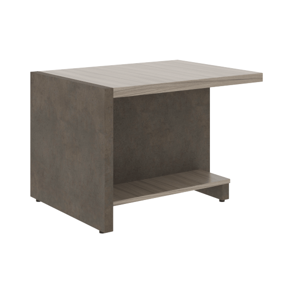 Стол журнальный СФ-531601 Дрифтвуд /Бетон чикаго темно-серый 600х800х550 WOOD&amp;amp;STONE в Ноябрьске 