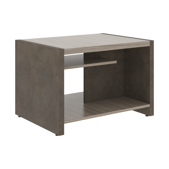 Стол журнальный СФ-531602 Бетон чикаго тем F187 ST9/Дрифтвуд H3090 ST22 600х800х550 WOOD&amp;amp;STONE в Ноябрьске 