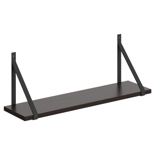 Полка с полкодержателями SH1-GINO 830х210х300 COFFEE в Ноябрьске 