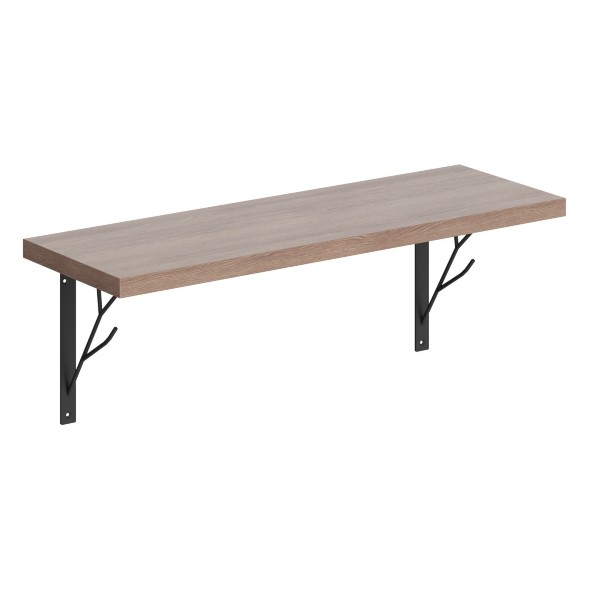 Полка с полкодержателями SH2-TREE 630х210х222 COFFEE в Ноябрьске 