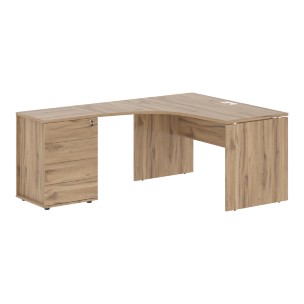 Стол эргономичный с тумбой EDCET 1318(L) 1360х1880х750 EDIS