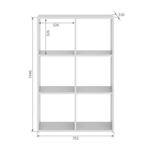 Стеллаж SH 7042 702х330х1042 COMP в Ноябрьске 
