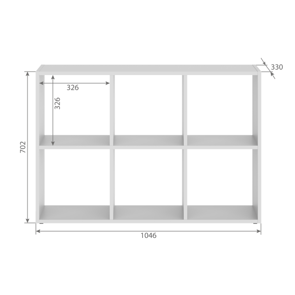 Стеллаж SH 7042 702х330х1042 COMP в Ноябрьске 