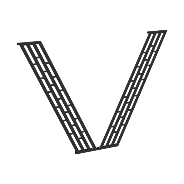 Элемент металлический (2шт) Накладка фронтальной панели XQPOF-2 131х22,5х846 XTEN-QP в Ноябрьске 