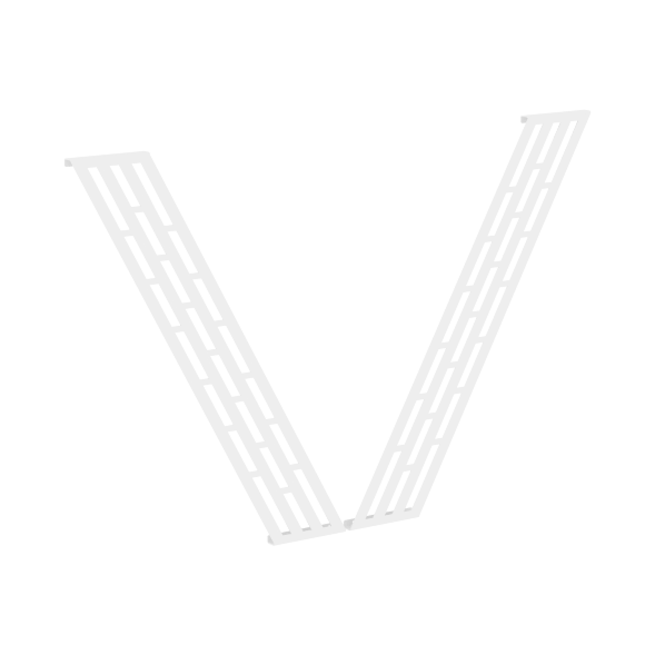 Элемент металлический (2шт) Накладка фронтальной панели XQPOF-2 131х22,5х846 XTEN-QP в Ноябрьске 