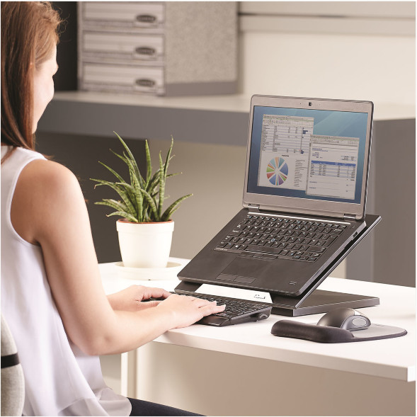 Портативная подставка для ноутбука Designer Suites, черная в Ноябрьске 