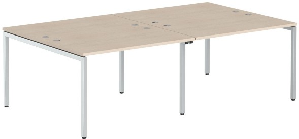 Стол 4-х местный XWST 2414 Бук Тиара/Алюминий 2400х1400х750