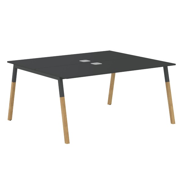 Стол FWST 1513 Белый премиум/Белый-Бук 1580х1370х733 FORTA