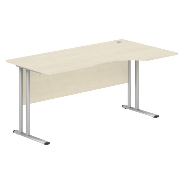 Стол эргономичный СА-1M(R) Клен*/серебро 1600х900х755 IMAGO-M в Ноябрьске 
