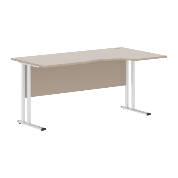 Стол эргономичный СА-1M(R) Клен*/серебро 1600х900х755 IMAGO-M в Ноябрьске 