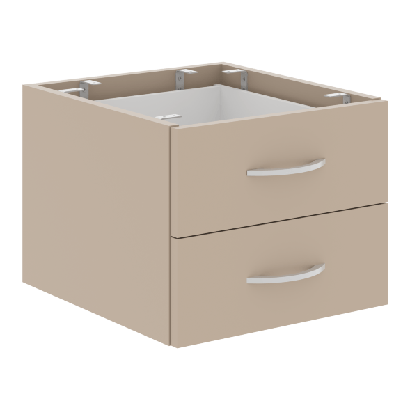 Тумба подвесная дву ящичная СРС-2V.1 407х448х325 IMAGO PLUS в Ноябрьске 