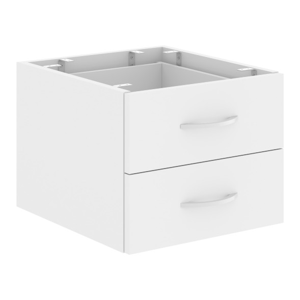 Тумба подвесная дву ящичная СРС-2V.1 407х448х325 IMAGO PLUS в Ноябрьске 