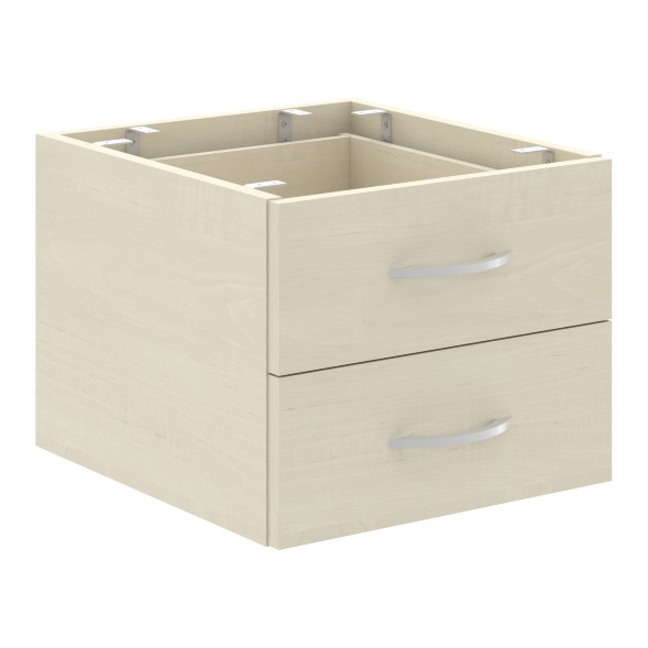 Тумба подвесная дву ящичная СРС-2V.1 407х448х325 IMAGO PLUS в Ноябрьске 