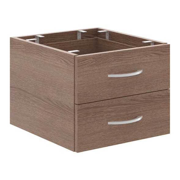 Тумба подвесная дву ящичная СРС-2V.1 407х448х325 IMAGO PLUS в Ноябрьске 