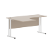 Стол эргономичный СА-4M(L) Клен*/серебро 1600х1200х755 IMAGO-M в Ноябрьске 