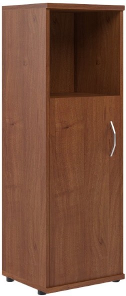 Шкаф колонка с глухой малой дверью СУ-2.1(L) Орех Французcкий 406*365*1200