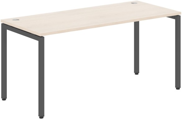 Стол прямой XSST 167 Бук Тиара/Антрацит 1600х700х750 XTEN-S