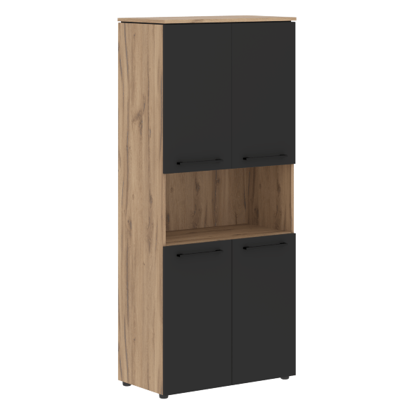 Шкаф с 2-мя комплектами глухих малых дверей MHC 85.4 854х423х1956 MORRIS в Ноябрьске 