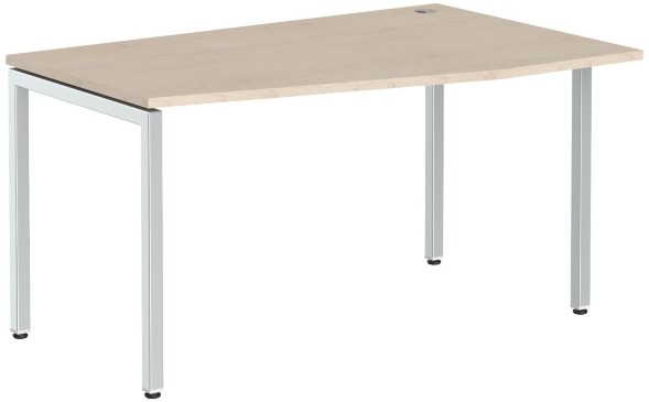 Стол эргономичный XSCT 149(R) Бук Тиара/Алюминий 1400х900х750 XTEN-S
