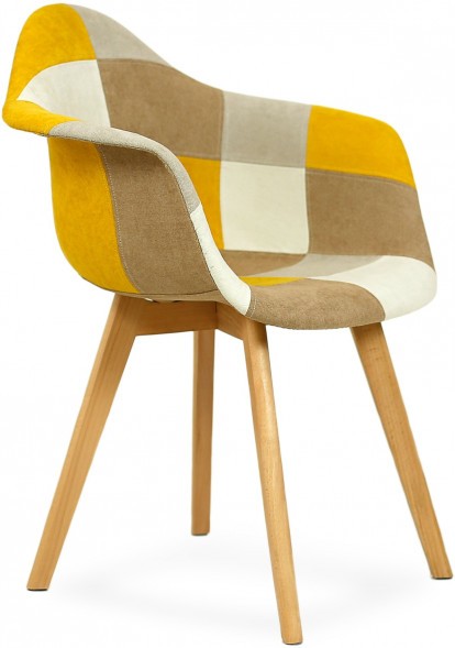 Стул Style Patchwork желтый мультиколор 