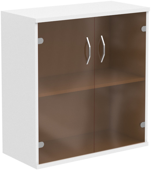 Шкаф со стеклянными дверьми СТ-3.2 Белый 770*365*823