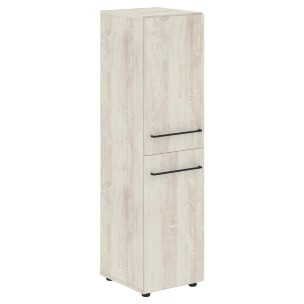 Шкаф колонка с 2-мя глухими малыми дверьми LMC 40.4 400х430х1517 LOFTIS