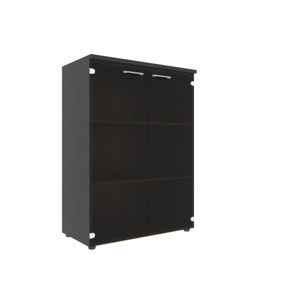 Шкаф со стеклянными дверьми и топом XMC 85.2 Легно темный 856х432х1190 XTEN в Ноябрьске 