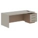 Стол руководителя с тумбой VCT 2290(R) 2200х900х750 VELION в Ноябрьске 
