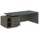 Стол руководителя с тумбой VCT 2390(L) 2300х900х750 VELION в Ноябрьске 